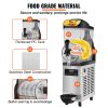 VEVOR Commercial Slushy Machine, 12L 3.2Gal Single Bowl, 50 Cup Margarita, Smoothie, Frozen Drink Maker, 500W