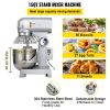 VEVOR Commercial Food Mixer 15Qt 600W, 3 Speeds Adjustable 110/178/390 RPM Heavy Duty 110V with Stainless Steel Bowl