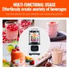 VEVOR Commercial Blender with Shield, Countertop White Blender, 68 oz Glass Jar Blender, 9 Speed & 5 Functions Blender