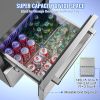 VEVOR 24" Undercounter Refrigerator, 2 Drawer Refrigerator/Freezer with Different Drawer Temperatures, 4.87 Cu. ft. Capacity