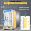 VEVOR Commercial Refrigerator, Display Fridge Upright Beverage Cooler, Glass Door with LED Light for Home, Store, Gym, Office