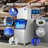 VEVOR Commercial Ice Maker, 450LBS/24H Ice Making Machine with 330 LBS Large Storage Bin