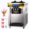 VEVOR Commercial Ice Cream Maker, 22-30 L/H Yield, 2350W Countertop Soft Serve Machine