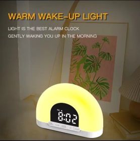 Wholesale Popular Snooze Function Sunrise Wake Up Light Alarm Clock Led Sleep Light