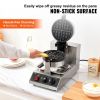 VEVOR Commerical Round Waffle Maker, 1300W, Rotatable Non-Stick Waffle Iron, 120V