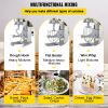 VEVOR Commercial Food Mixer, 15Qt, 850W, 3 Speeds Adjustable 113/184/341 RPM, Heavy Duty 110V with Stainless Steel Bowl