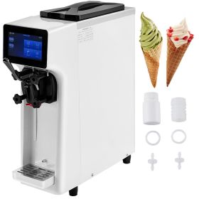 VEVOR Commercial Ice Cream Maker, 10-20 L/H Yield, 1000W