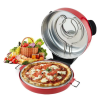 PSQL35A 1300W Pizza Furnace 2 Set Fan Cooling Pizza Furnace 12 inch Electric Pizza Oven DoubleTemperature Control Red Pizza Machine