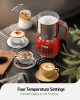 5in1 Ruby electric milk foam 5 settings Cold foam hot foam hot air foam Hot milk or hot chocolate LED touch control 400ML/13.5oz cold and hot latte
