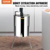 VEVOR Commercial Grade Electric Honey Extractor, 4/8 Frames Honey Spinner Extractor, Stainless Steel Beekeeping Extraction