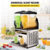 VEVOR Commercial Margarita Machine, 15L, 2 Tanks Slushy Machine, Slushie Machine 1000W, Commercial Margarita Maker