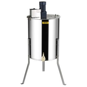 VEVOR Commercial Grade Electric Honey Extractor, 4/8 Frames Honey Spinner Extractor, Stainless Steel Beekeeping Extraction