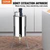VEVOR Commercial Grade Electric Honey Extractor, 2/4 Frames Honey Spinner Extractor, Stainless Steel Beekeeping Extraction