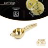 Thyme & Table Handheld Gold Manual Juicer Citrus Squeezer, Luxe Collection