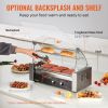 VEVOR Commercial Grade Hot Dog Roller 5 Rollers 12 Hot Dogs Capacity