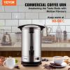 VEVOR Commercial Coffee Urn 65 Cup Stainless Steel Coffee Dispenser Fast Brew 1500W