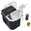 Ice Makers Countertop, Ice Machine With Carry Handle, 9 Cubes In 6 Mins, 26.5 Lbs Per Day, Self-Cleaning Portable Ice Maker