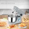 VEVOR 5-IN-1 Stand Mixer; 660W Tilt-Head Multifunctional Electric Mixer with 6 Speeds LCD Screen Timing, 7.4 Qt, Dough Hook