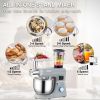 VEVOR 5-IN-1 Stand Mixer; 660W Tilt-Head Multifunctional Electric Mixer with 6 Speeds LCD Screen Timing, 7.4 Qt, Dough Hook