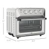 Air Fryer Toaster Oven, 21QT 7-In-1 Convection Oven Countertop, Warm, Broil, Toast, Bake and Air Fry, 4 Accessories Included, 1800W
