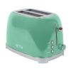 VETTA 2-Slice Extra-Wide-Slot Retro Toaster, Stainless Steel (Seafoam Green), VTS-201RGR, 825 Watts of power