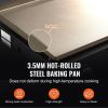 VEVOR Commercial Griddle on Cart, 36" Heavy Duty Manual Flat Top LPG Gas Griddle, Cooking Station with Side Shelves