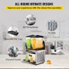 VEVOR Commercial Margarita Machine, 15L, 2 Tanks Slushy Machine, Slushie Machine 1000W, Commercial Margarita Maker