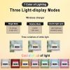 Digital LED Alarm Clock For Bedrooms Fast Wireless Charger Station For Phone Earphones Smartwatch Detachable Portable Colorful Big Night Light USB Cha