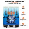 VEVOR Commercial Slushy Machine, 36L/9.6Gal Stainless-Steel Margarita Smoothie Frozen Drink Maker, 535W
