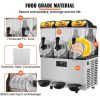 VEVOR Commercial Slushy Machine, 36L/9.6Gal Stainless-Steel Margarita Smoothie Frozen Drink Maker, 535W