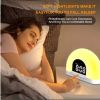Wholesale Popular Snooze Function Sunrise Wake Up Light Alarm Clock Led Sleep Light