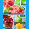 110V Commercial Slushy Machine 45L 3 Tank 1100W Stainless Steel Margarita Frozen Drink With Powerful Compressor Efficient Cooling Perfect for Supermar