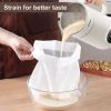 Mooye 35oz Automatic Nut Milk Maker with Nut Milk Bag - Homemade Almond, 10 Blades, Oat, Soy Milk Machine - Auto-operation, 12 Hours Timer