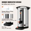 VEVOR Commercial Coffee Urn 65 Cup Stainless Steel Coffee Dispenser Fast Brew 1500W