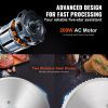 VEVOR 7.5" Commercial Meat Slicer 200W Electric Deli Slicer for Meat, Veggies, & Bread