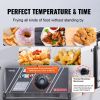 VEVOR Commercial Electric Deep Fryer 9.1Qt Countertop Deep Fryer Dual Detachable Tanks 1500W ea.