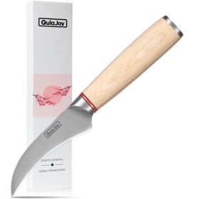 Vegetable Cleaver - Japanese Cleaver 6.5 Inch Chopping Knife High Carbon Stainless Steel Knives with Wooden Handle 6.5 Inch Cleaver Knife (Option: Paring Knife)