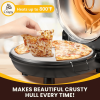 PSP005Cr Double Temperature Control Red Pizza Machine 1200W Portable Pizza Machine 12 inch Electric pizza oven 450¬∞C