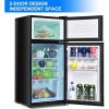 3.4 Cu. Ft Cold-rolled Sheet Compact Refrigerator, 2 Doors