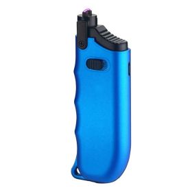 USB Plasma Rechargeable Lighter with Adjustable Telescopic Neck, Flame Free, 10 second auto off (Color: Blue)