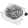 1000W Electric Single Burner Portable Coil Heating Hot Plate Stove Countertop RV Hotplate with Non-Slip Rubber Feet